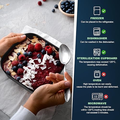 Miniatura 3 de Tazones de melamina irrompibles de 26 onzas aptos para lavavajillas, sin BPA, cuencos de postre para servir sopa, avena, pasta y ensalada (juego de