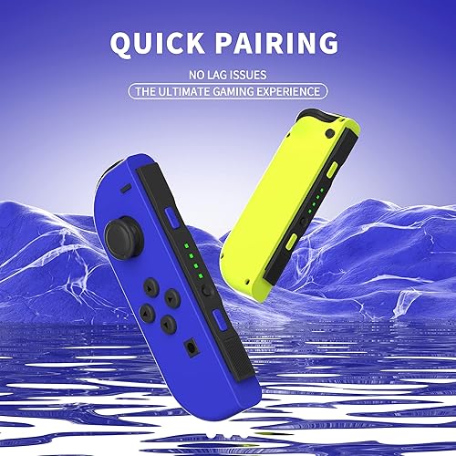 Miniatura 2 de Joy Cons for Switch Controllers, Wireless Joy Con Replacement Compatible for Switch Joycons, Left and Right Switch Controller Joycon Support Sports
