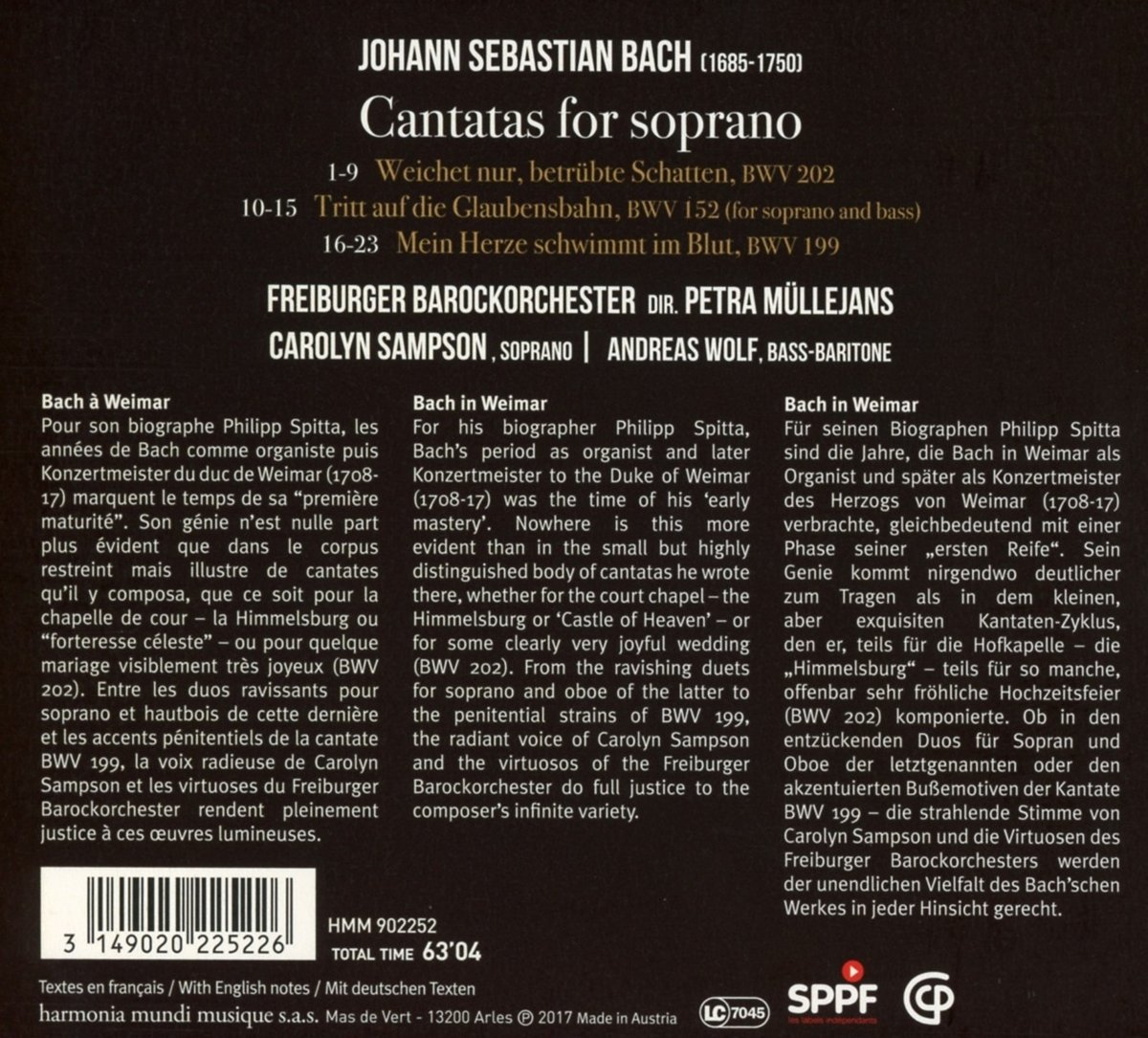 Cantatas for Soprano