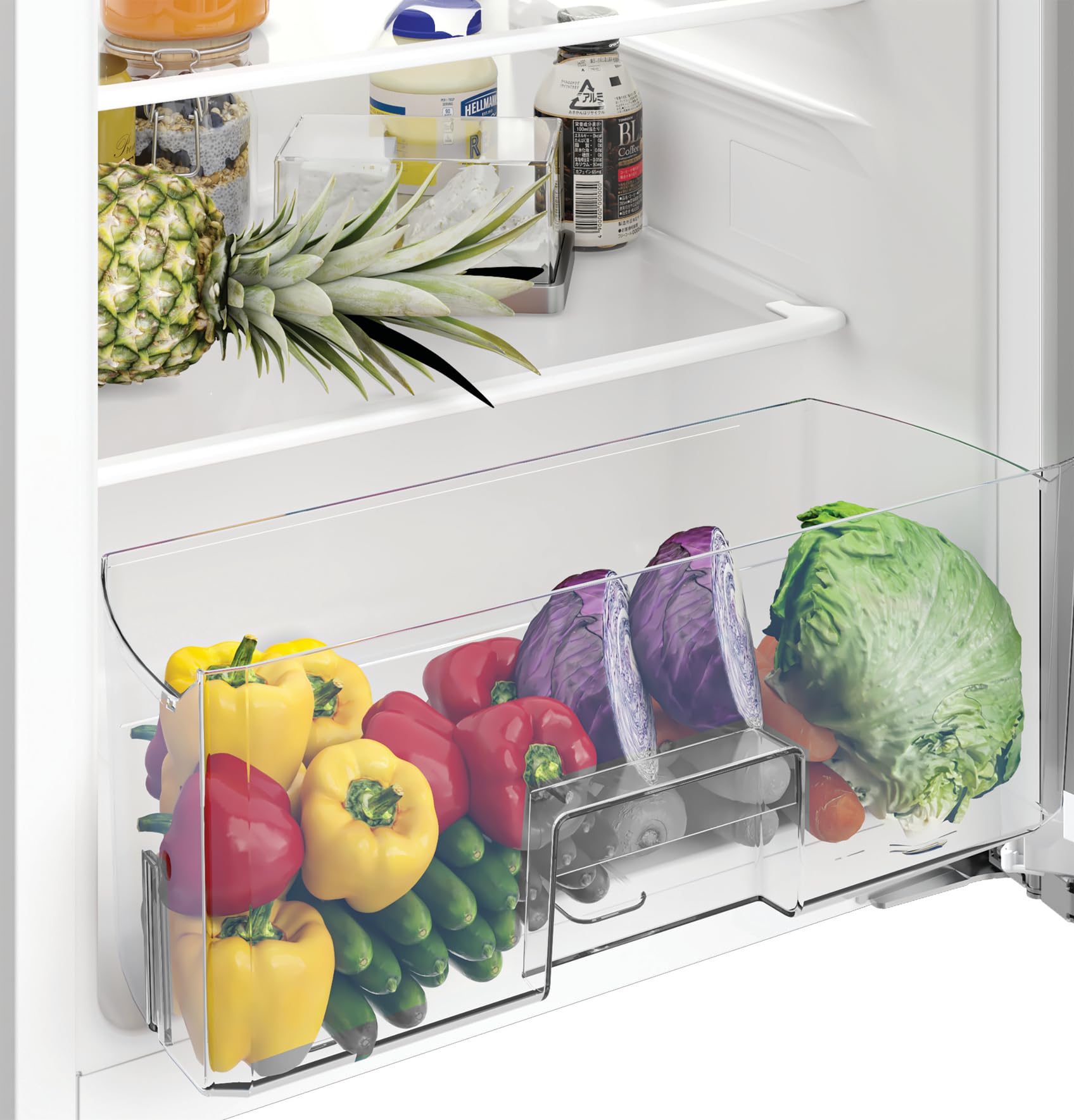 Bauknecht Einbau-Kühlschrank BKSI 9GF2 / mit Gefrierfach/Nische 88 / Nutzinhalt gesamt: 110 l / 97 l Kühlen / 13 l Gefrieren/EEK E/LED Licht