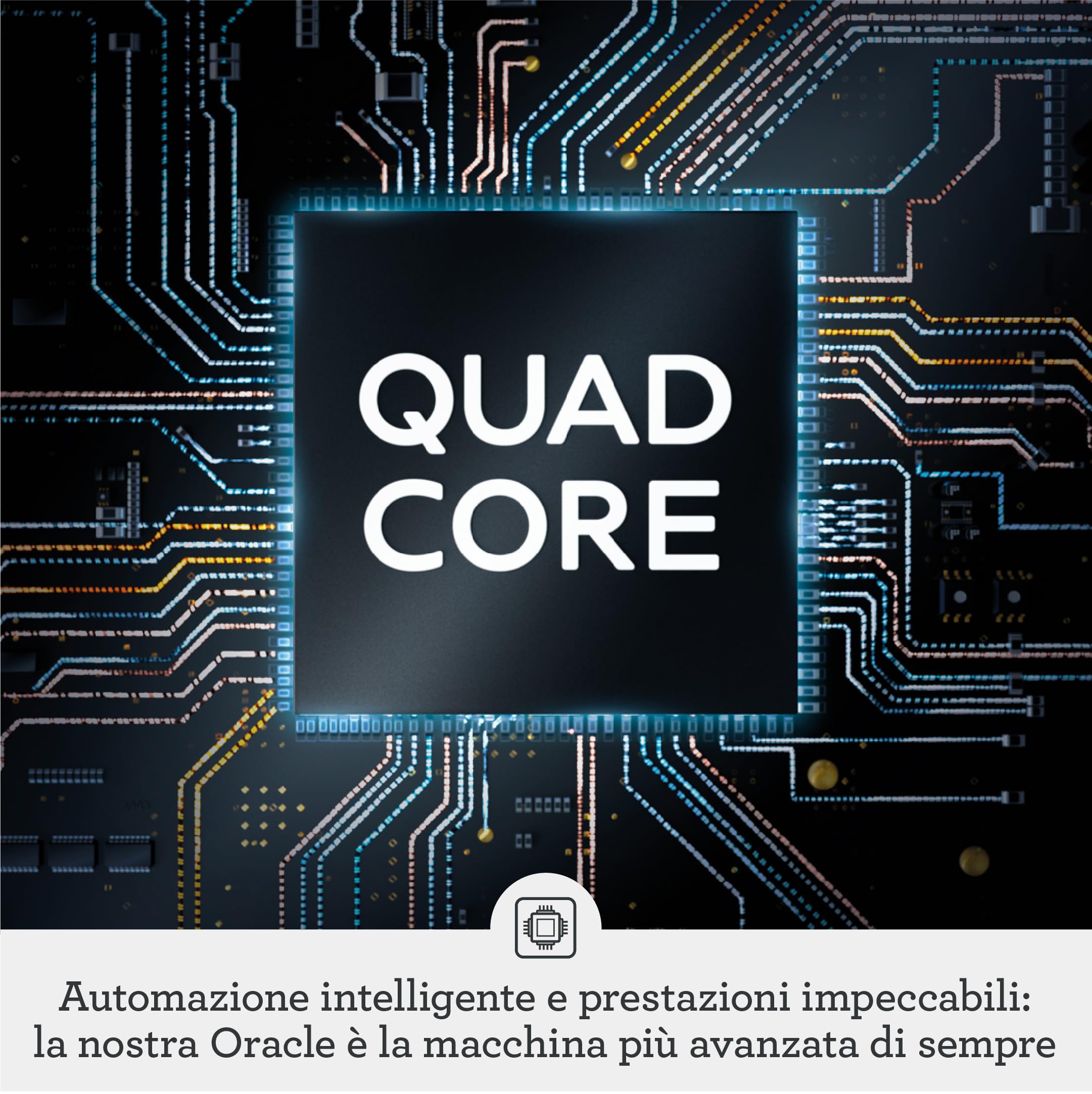 Sage The Oracle Dual Boiler, Macchina da Caffè in Grani, Tartufo Nero | Doppia Caldaia PID, Macine 45 Impostazioni, Portafiltro 58mm Dose 22g, 16 Ricette; Macinatura, Dosaggio e Pressatura Auto