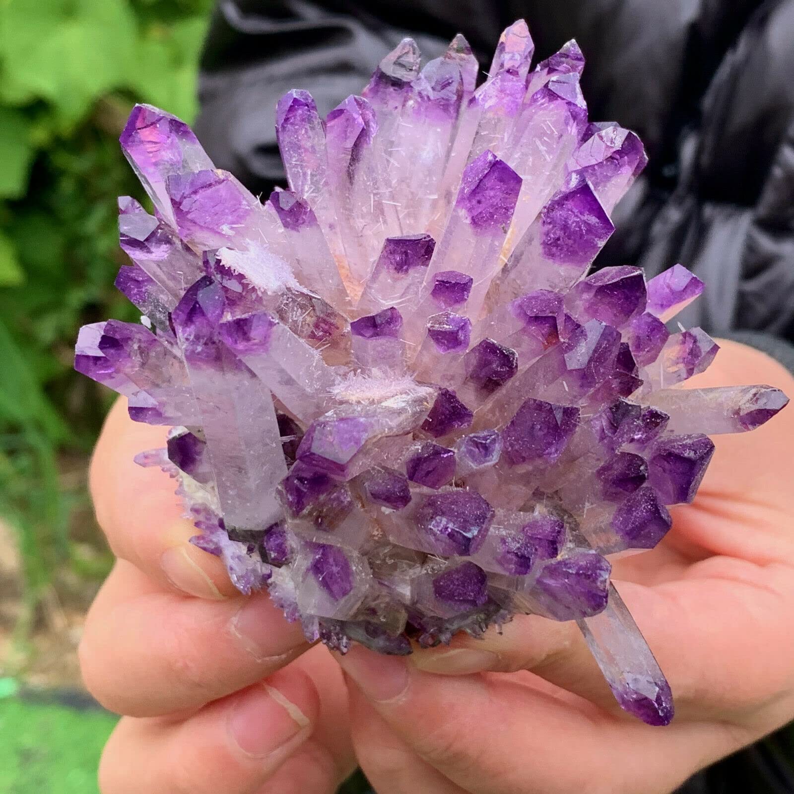 RARE! DEEP Purple Phamtom Quartz munimoro.gob.pe