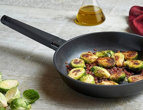 Miniatura 6 de ZAVOR Noir - Juego de sartenes de 10 y 12 pulgadas, aluminio fundido de alta calidad con revestimiento de cerámica antiadherente a base de titanio y