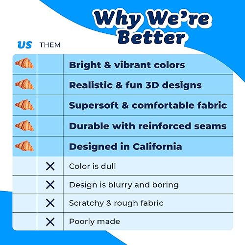 Miniatura 6 de Much Comfort Almohada de bagel lisa 3D de 22 pulgadas hecha con tela súper suave y ultra premium lindo cómodo cojín de peluche para decoración del