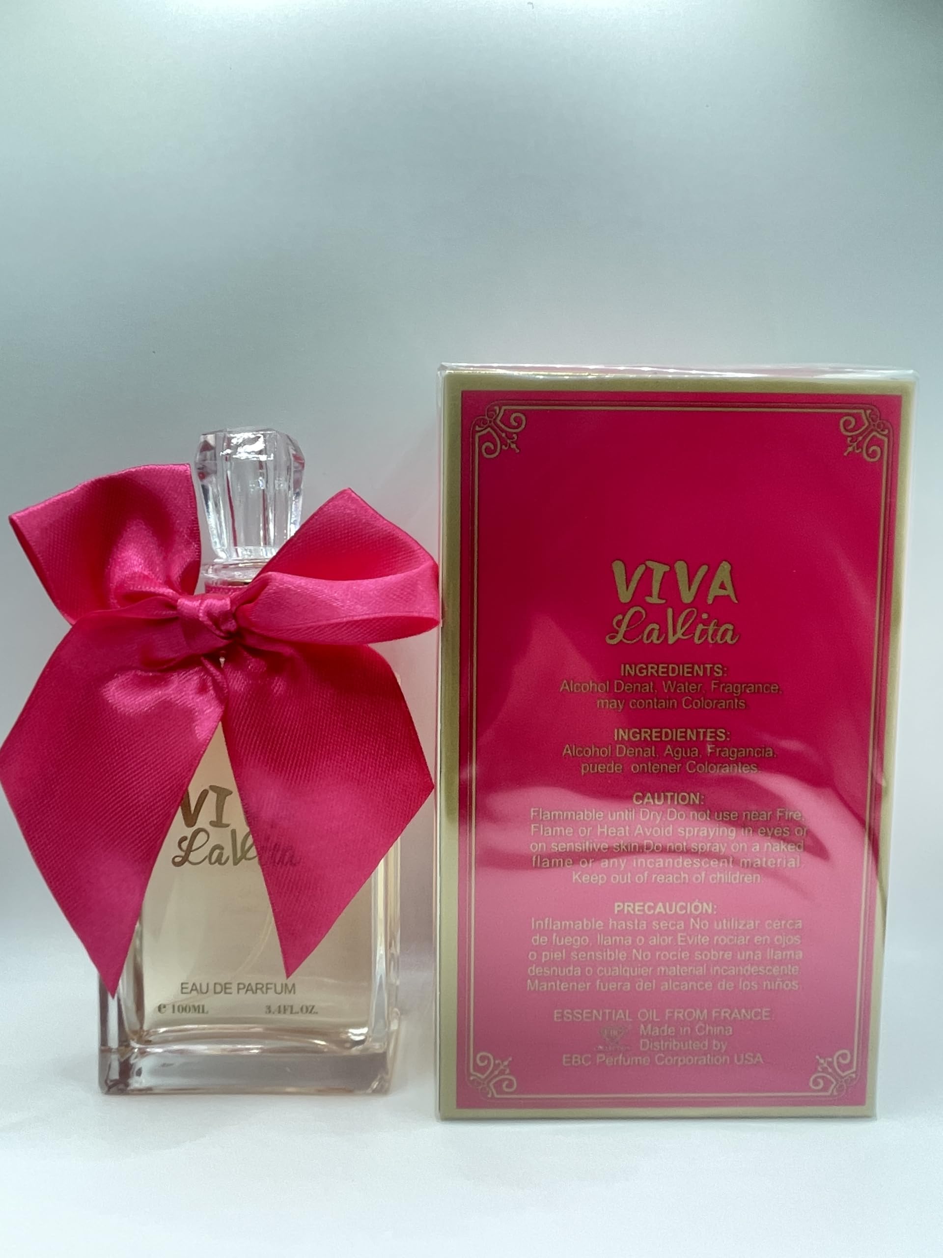 Amazon.com : EBC Collection, Viva La Vita Perfume for Women, 3.4oz