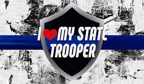 Miniatura 2 de Makoroni - I LOVE MY STATE TROOPER Policía policías - 11 oz. Taza de café única.