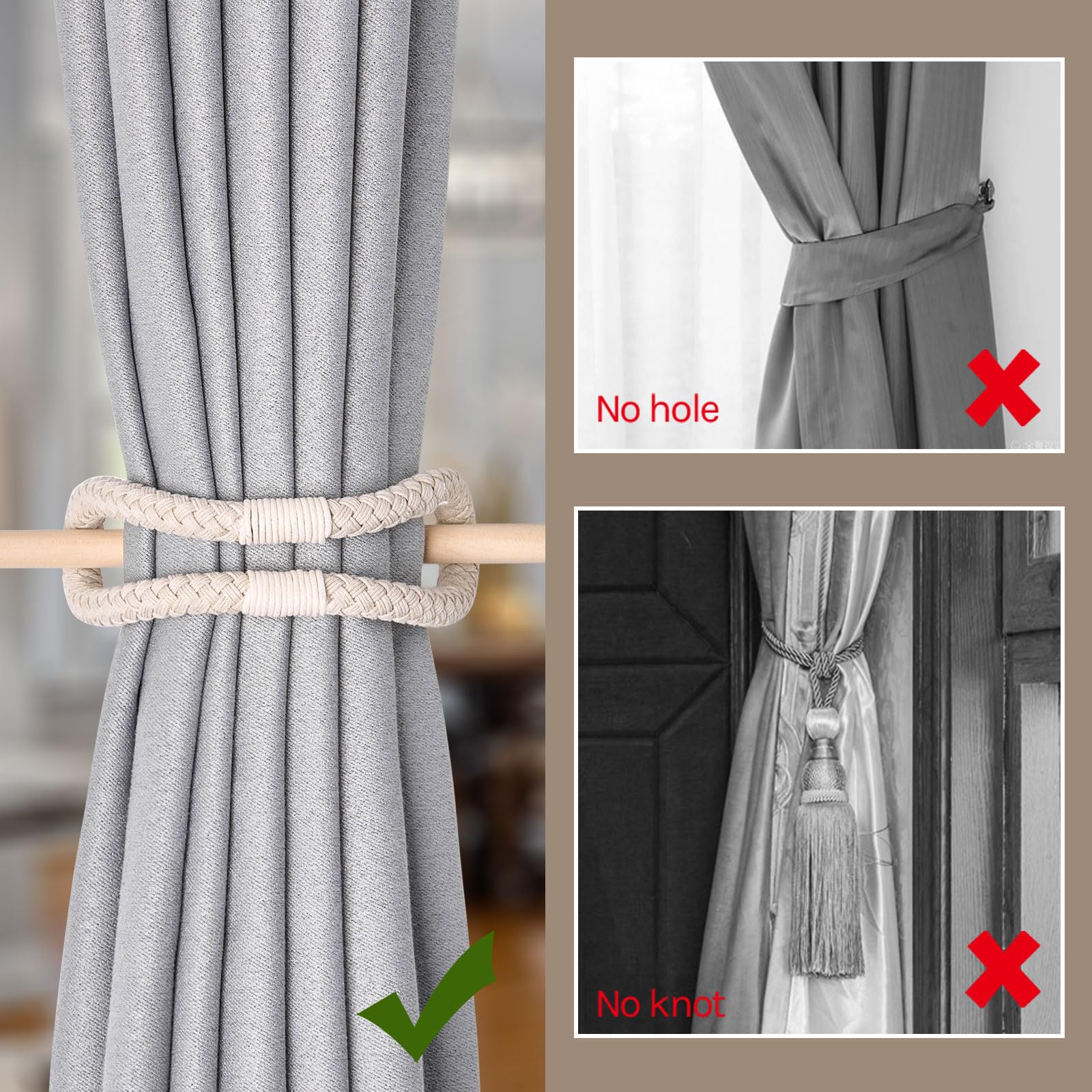Lampada a sospensione in corda di iuta, cotone e fibre naturalei