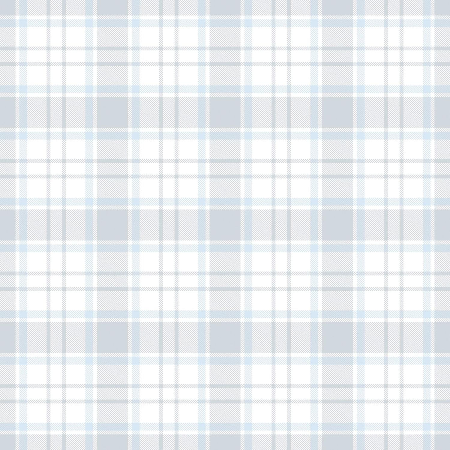 Papier peint enfant intissé bleu gris blanc Profhome pour créer un cocon doux