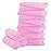 16 Pack Baby Washcloths - Luxury Coral Fleece - Extra Absorbent and Soft Wash Clothes for Newborns, Infants and Toddlers - Suitable for Sensitive Skin and New Born-Baby Shower-Frozen Berry,10x10 Inch