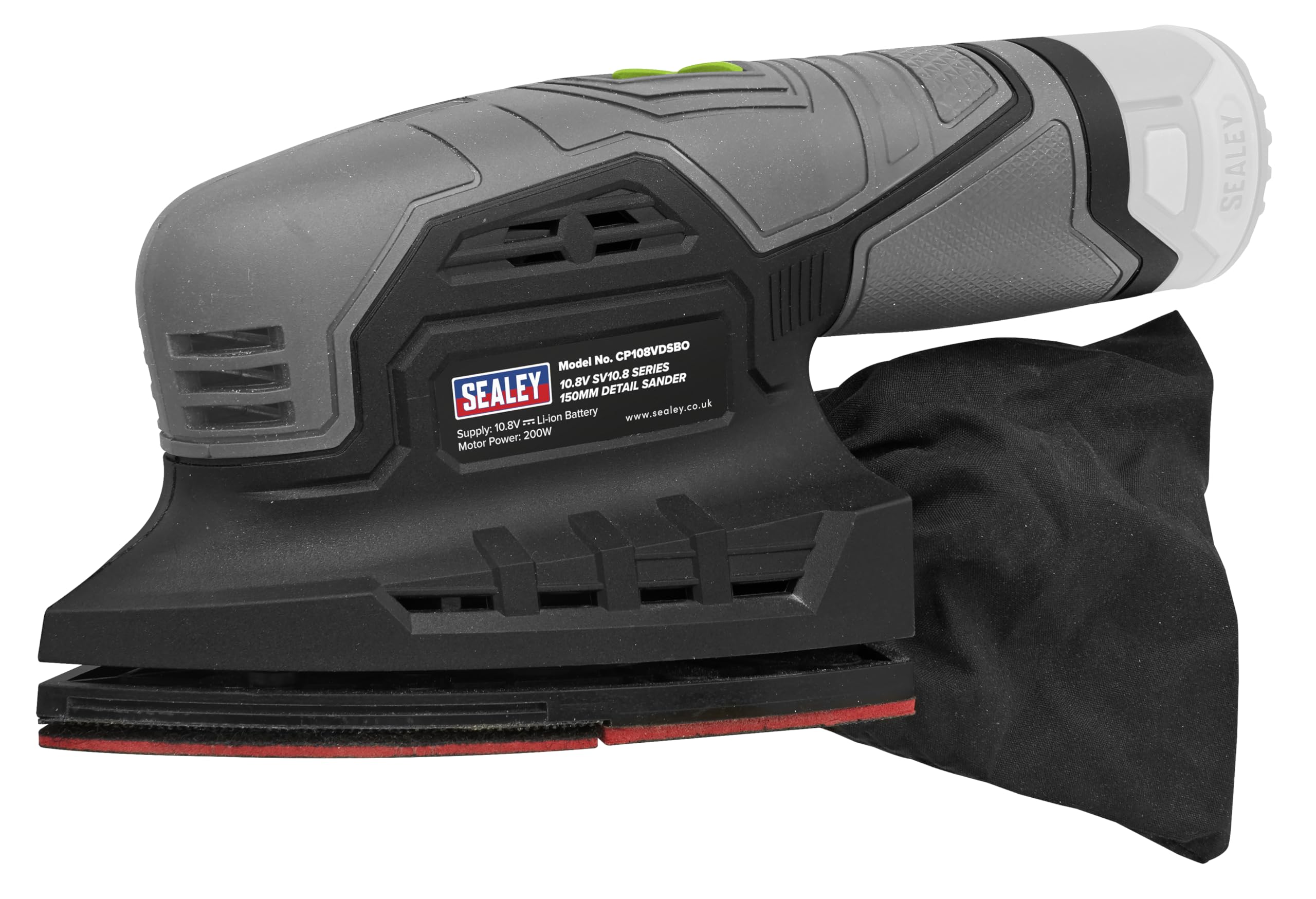 Sealey 10.8V SV10.8 Series 150mm Detail Sander - CP108VDSBO