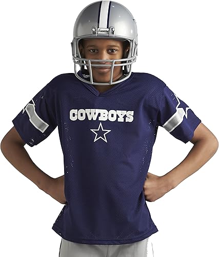 Miniatura 152 de Franklin Sports - Conjunto de uniforme de la NFL para niños y niñas; uniforme de fútbol americano juvenil, incluye casco, camiseta y pantalones