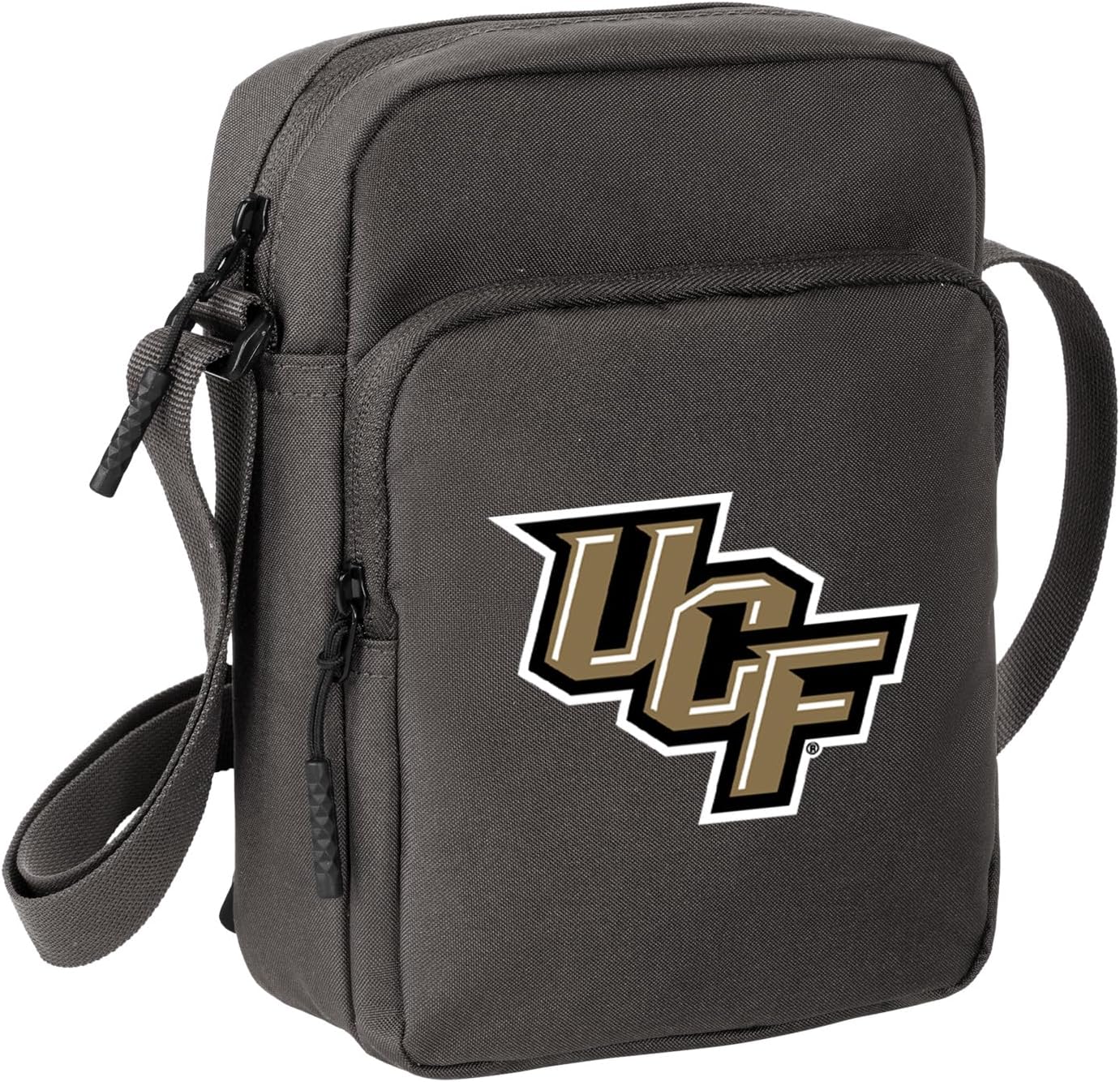 Broad Bay University of Central Florida Travel Bag UCF Crossbody Sling Pack for Sports Workout Running Small Unisex Waist Pack Gray (UCF on Gray)