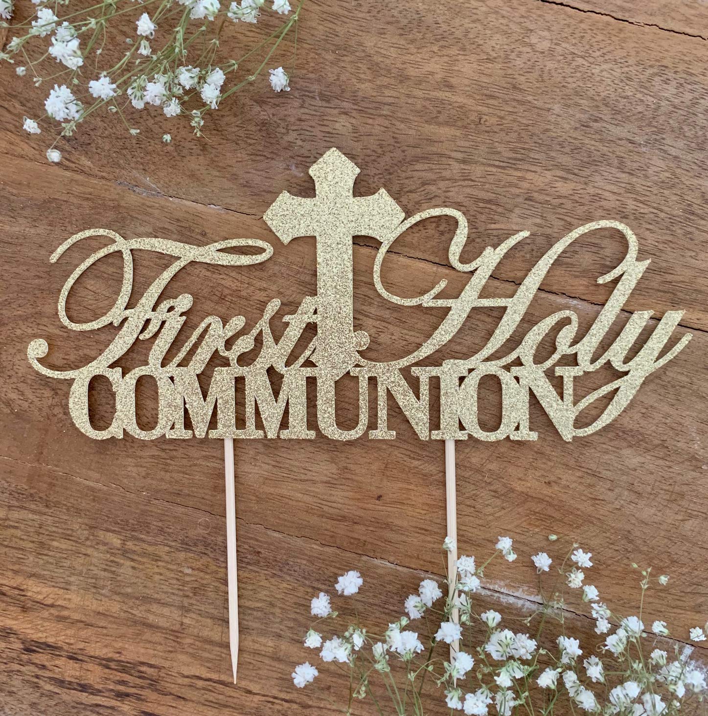 First Holy Communion Cake Topper, First Communion Cake Topper, First Communion Cake