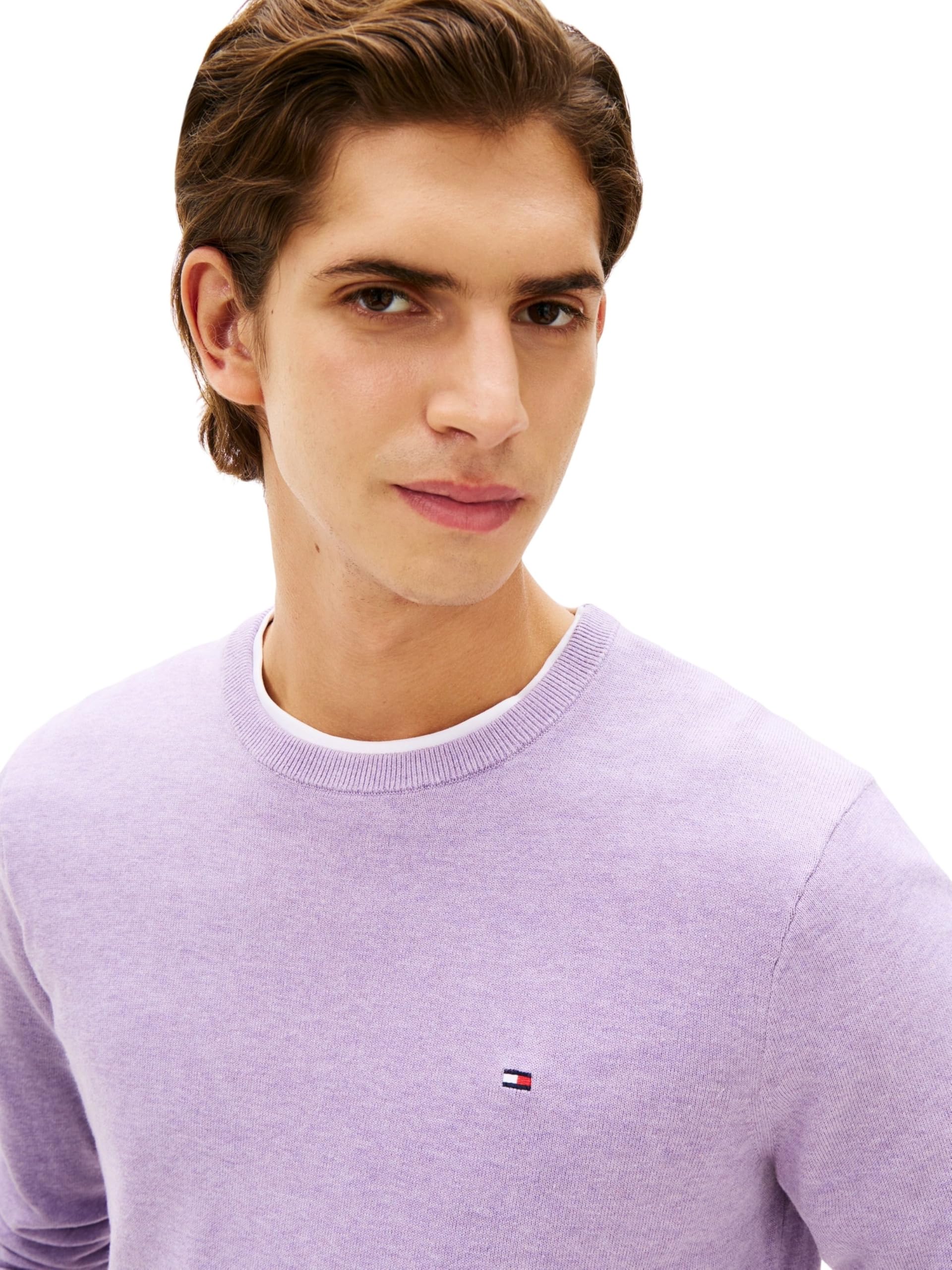 Tommy Hilfiger Jersey Hombre Essential Cotton con Cuello Redondo