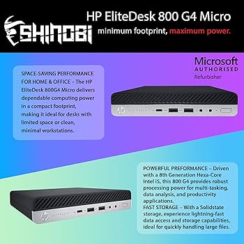 Amazon.com: HP EliteDesk 800 G4 Mini PC | Intel Core i5