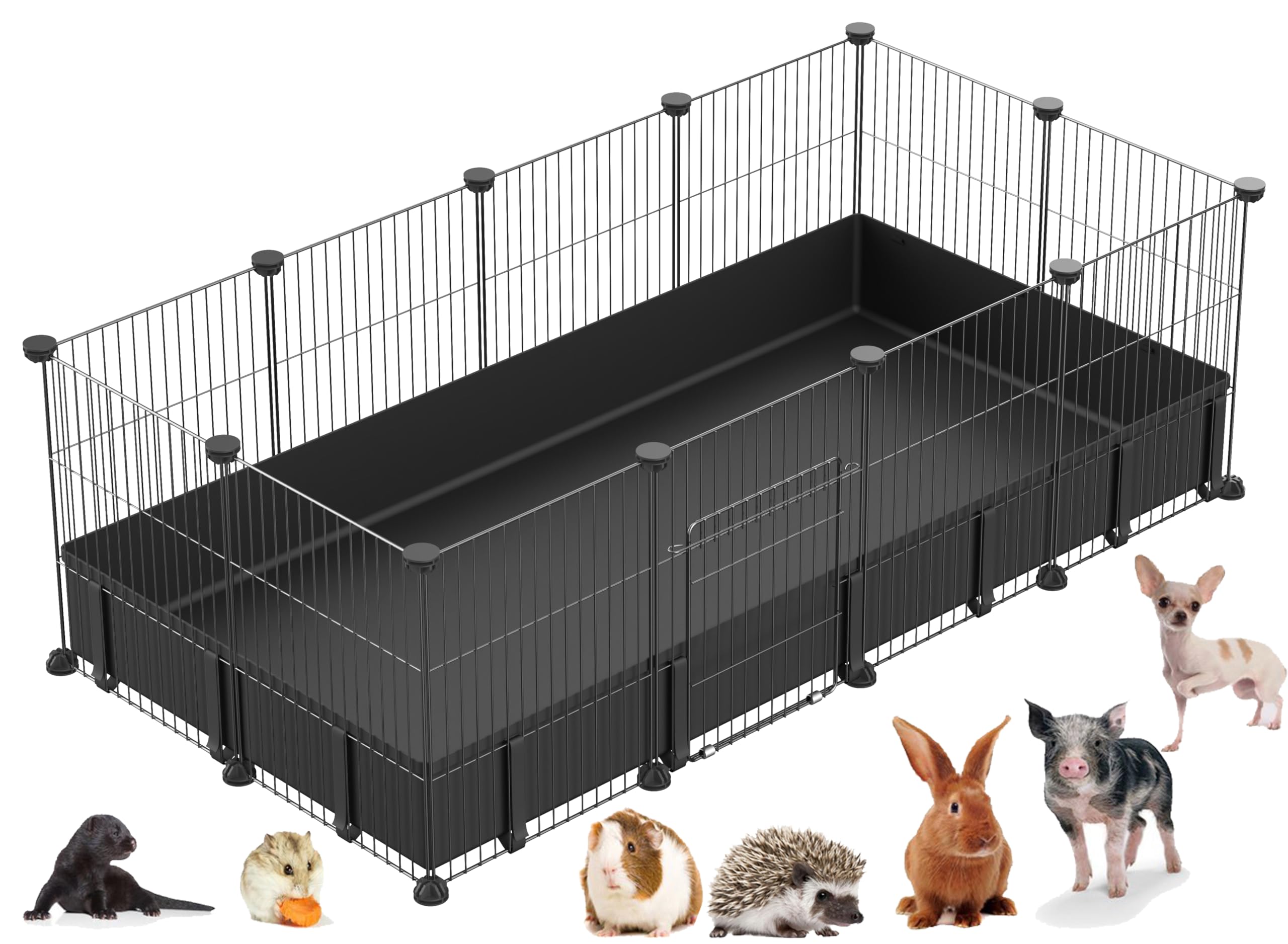 Tapis De Repos Métallique Pour Cage – Lapin, Chiot, Cochon, 44x26,5 Cm