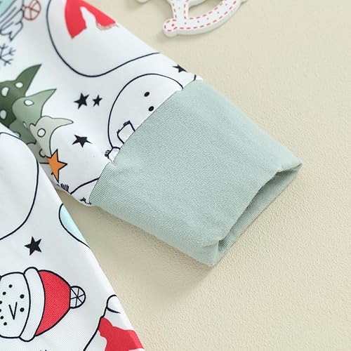 Miniatura 5 de Traje de Navidad para bebés, niñas y niños, mameluco con árbol de Navidad, mameluco para recién nacidos, ropa de Navidad
