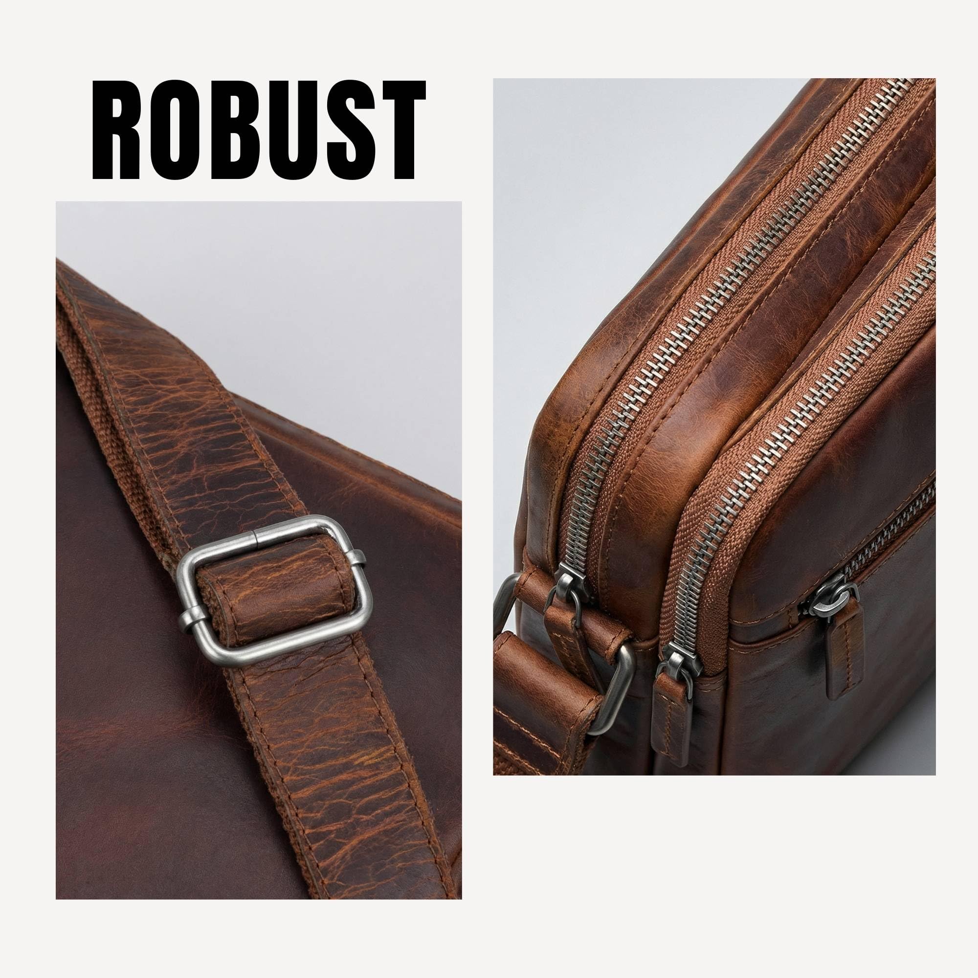 STILORD "Zander Kleine Leder Umhängetasche Herren Schultertasche Echt Leder-Tasche - Crossbody Bag Herrentasche zum Umhängen Messenger Bag Männerhandtasche für 8” Tablet Farbe:schwarz