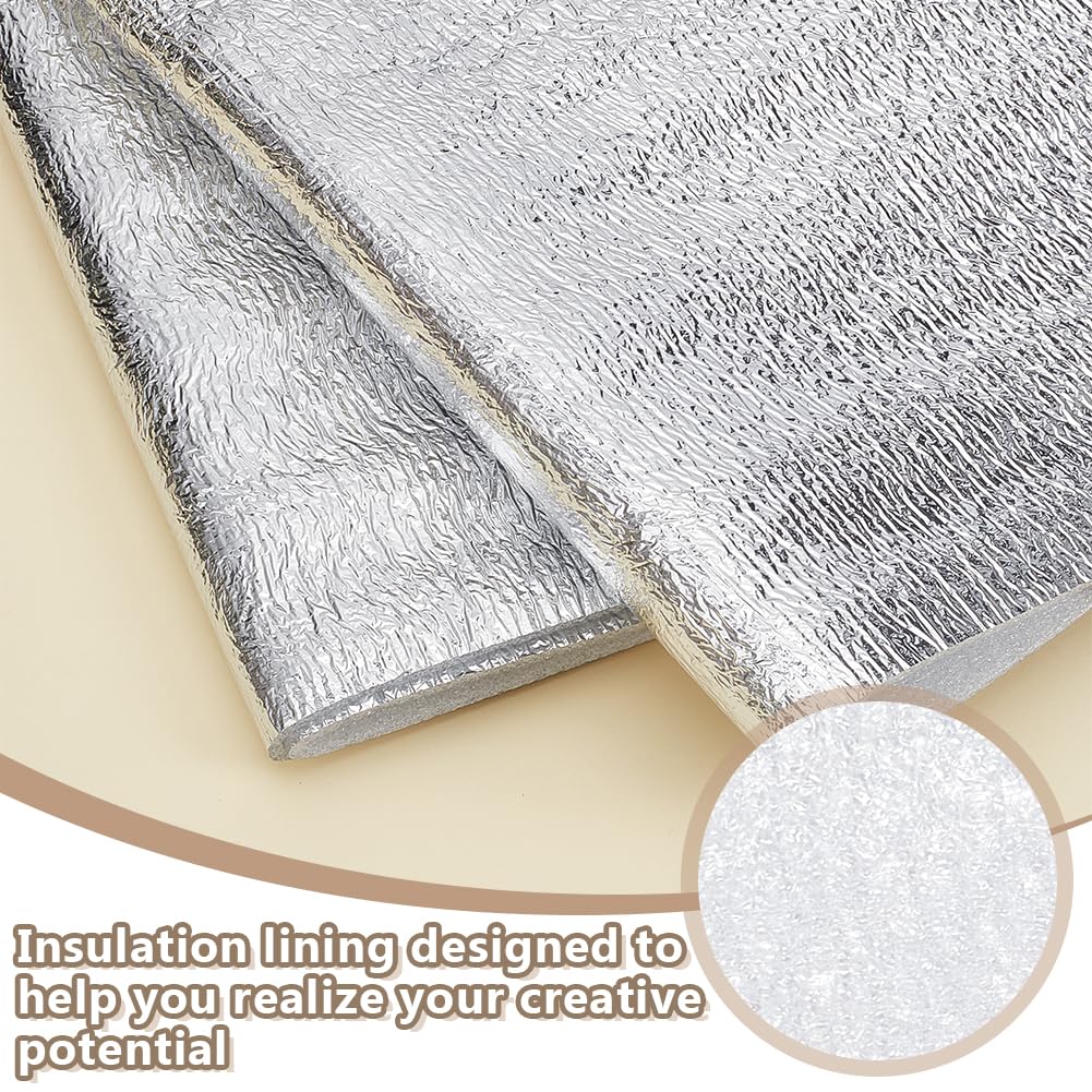Hitzebeständige Wattierung für Topflappen, Schaumstoff-Isoliermatte, isolierendes Thermofutter, wärmereflektierender Stoff für Topflappen, Ofenhandschuhe, Untersetzer, Schüsseln, Cozies, 4