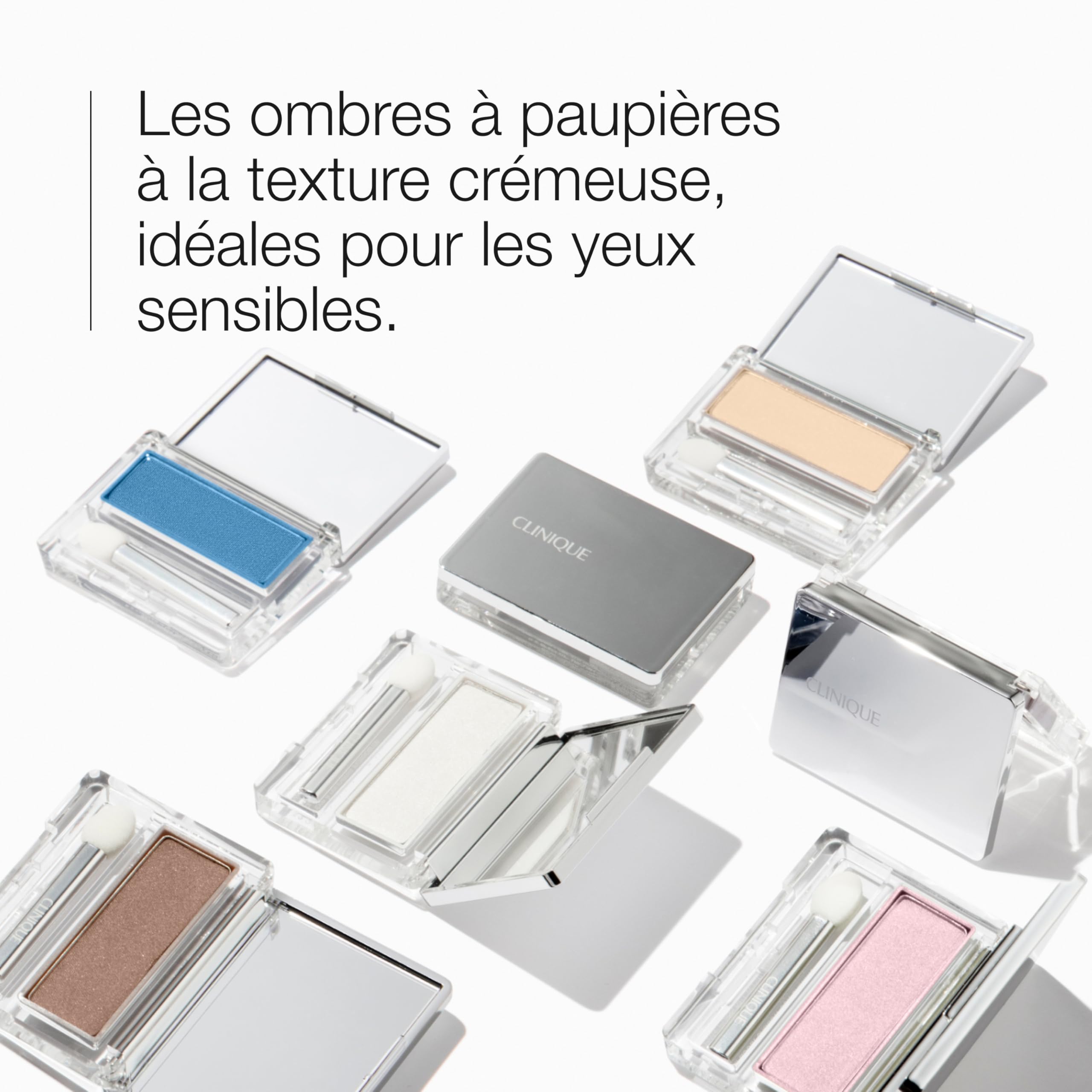Clinique Ombre à Paupières 1 couleur All About Shadow| Longue Tenue, Convient aux yeux sensibles, Soumis à des tests d’allergie, 100% sans parfum