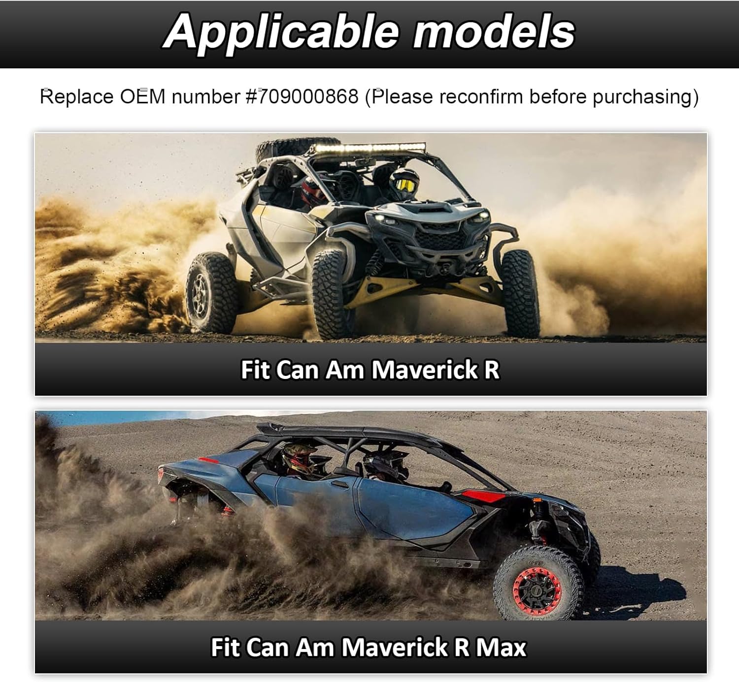 Black Gas Tank Cap 6061 Aluminum Fuel Caps Compatible with Can Am Maverick R/R Max 2024-2025