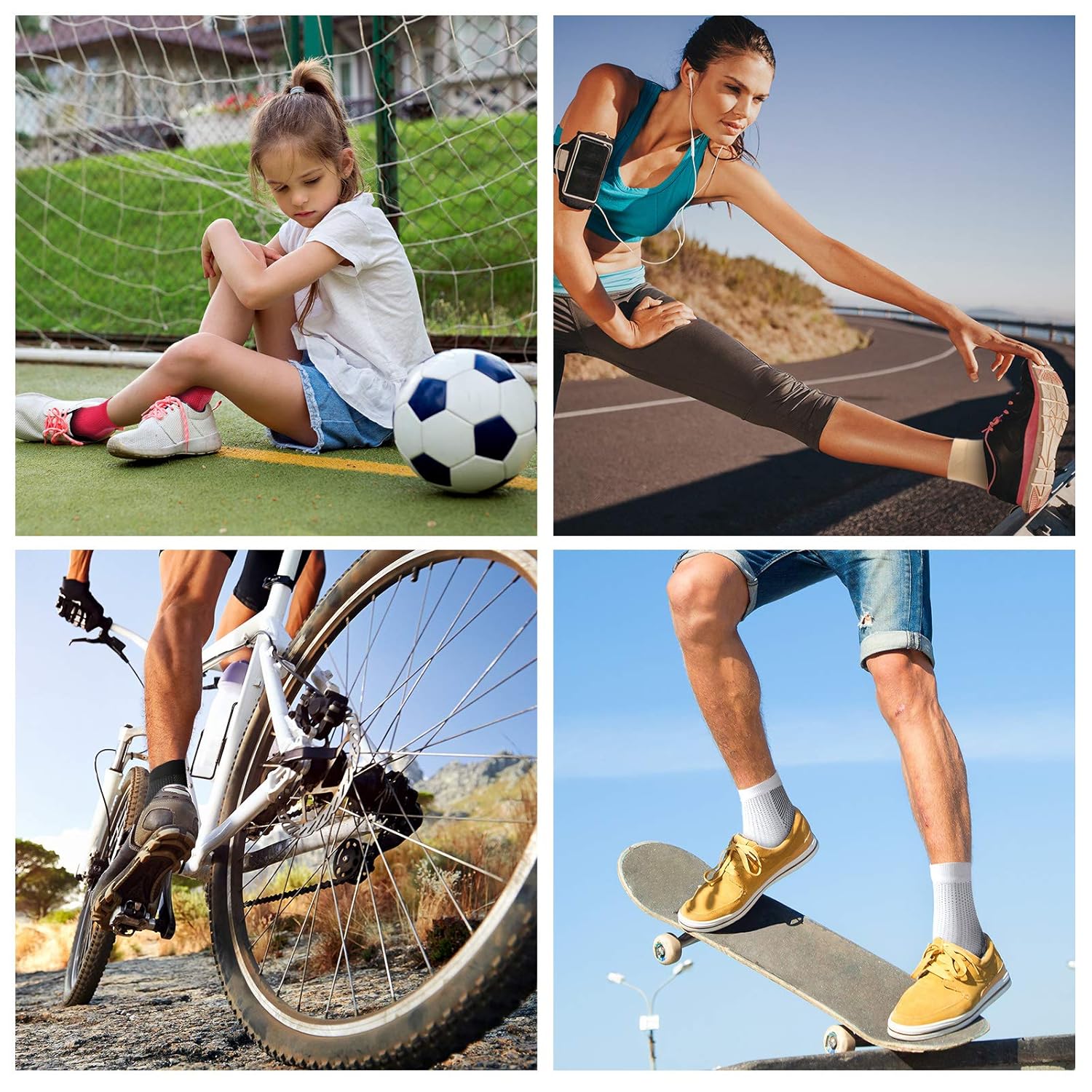 Crеаtіvе Prоduсt 7 Pairs Compression Foot Sleeves Ankle Compression Socks for Foot and Heel Pain Relief for Everyday Use with Arch Support Men and Women (Size S, Size M) Blасk Frіdау Sаlе 2022 7 Pairs Compression Foot Sleeves Ankle Compression Socks for Foot and Heel Pain Relief for Everyday Use with Arch Support Men and Women (Size S, Size M)