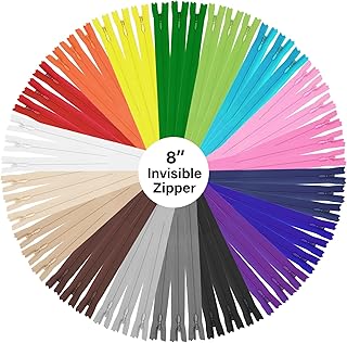 Mandala Crafts Nylon Invisible Zipper for Sewing