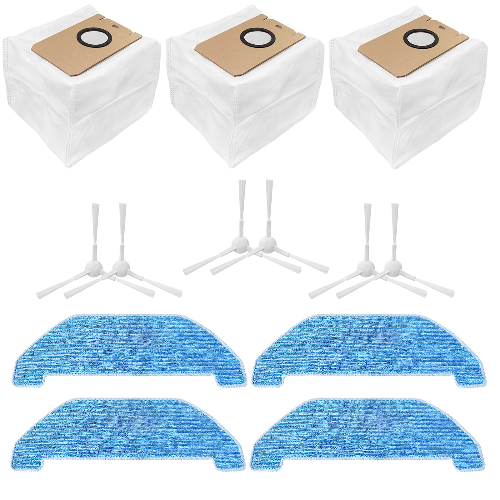 Accessoires aspirateur robot Neabot Q11 avec chiffons brosses latérales sacs