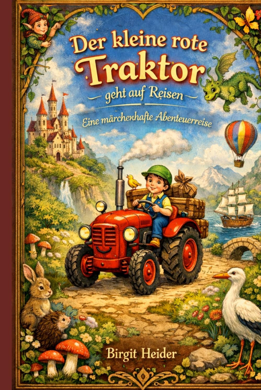 Der kleine rote Traktor auf Reisen: Eine märchenhafte Abenteuerreise