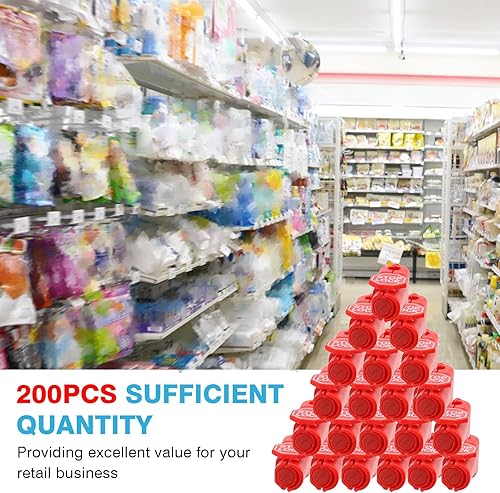 Miniatura 5 de IRONWALLS 200 cerraduras de gancho de clavija (rojo)