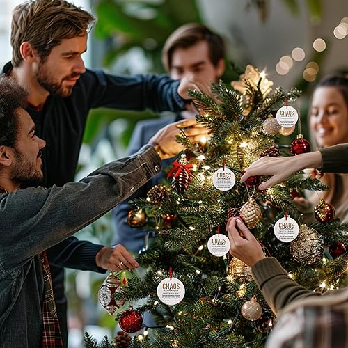 Miniatura 5 de Work Bestie Definition - Adornos de cerámica, divertido árbol de Navidad 2023, mejor amigo, compañero de trabajo, regalo de cumpleaños, amistad,