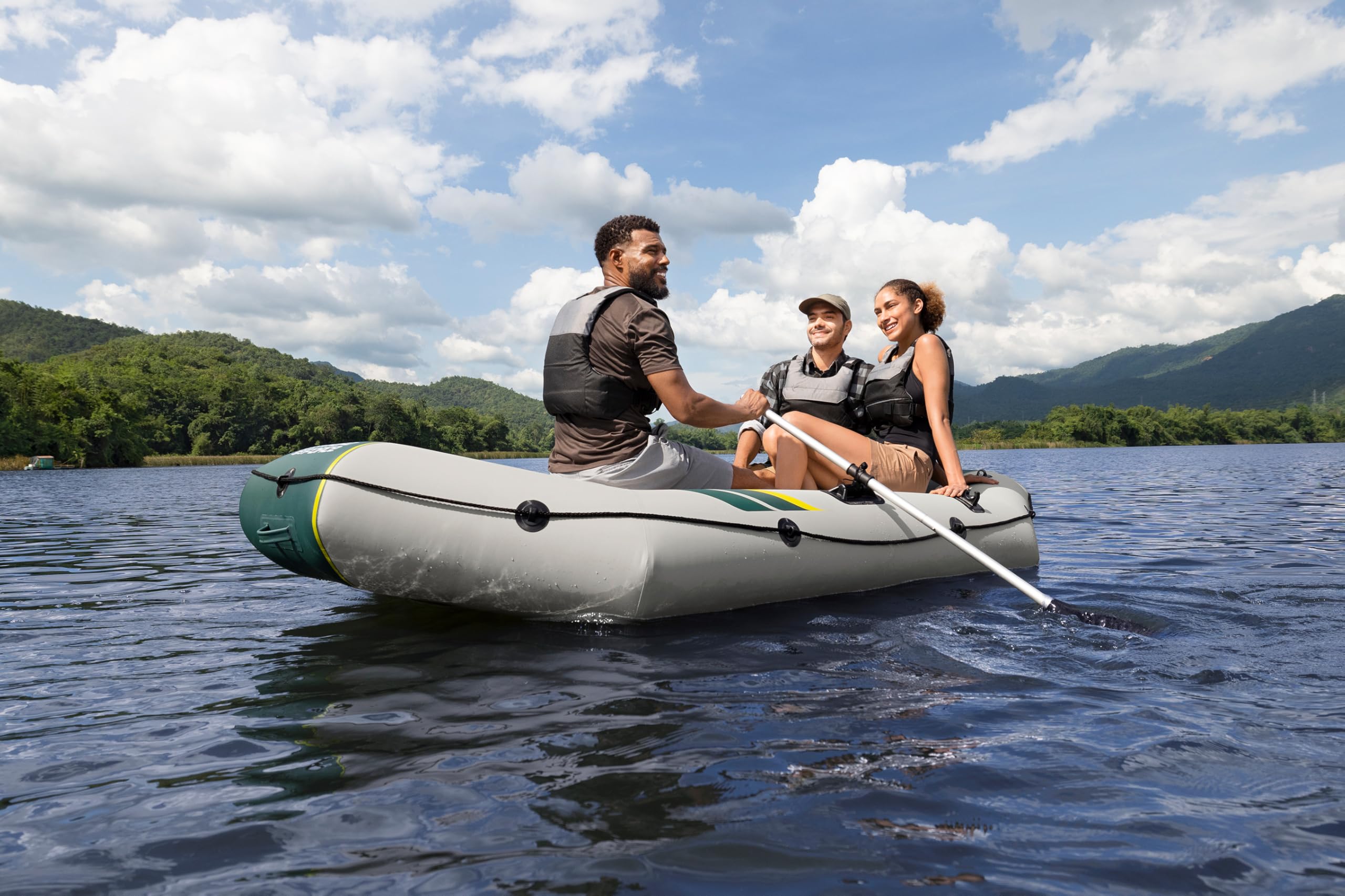 Bestway Hydro-Force Schlauchboot Komplett-Set Ranger Elite X3 295 x 130 x 46 cm