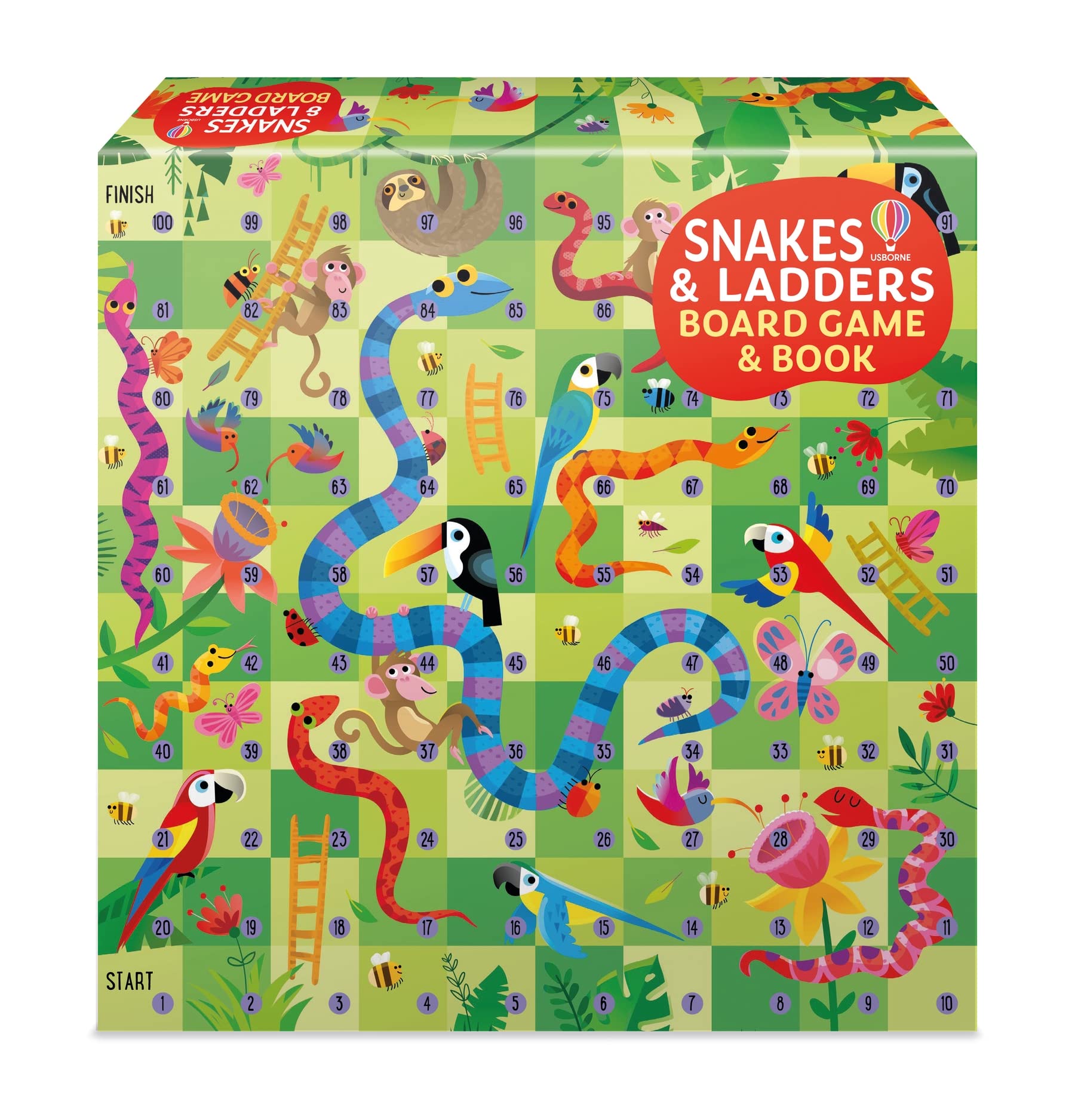 Usborne GB Snakes and Ladders Board Game