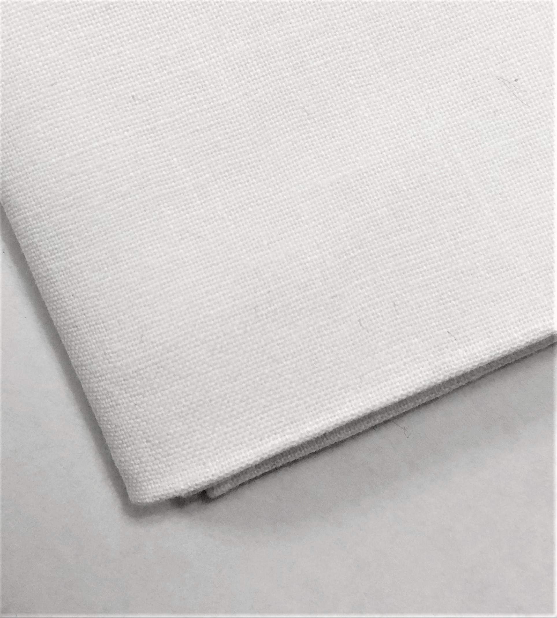 Plain White 100% Cotton Fabric for Quilting, Sewing, Dressmaking, Arts & Crafts - 60 Inch Wide M&J® (White, 10 METRE)
