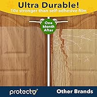 Vista 3 de PROTECTO Protector de Puerta de 18 x 12 pulgadas contra Arañazos de Perros – Protector contra Arañazos de Gatos y Perros para Uso Interior/Exterior