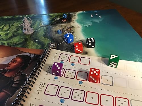 Vista 4 de Thunderworks Games - Roll Player Adventures Juego de mesa de cuentos Campaña de aventura cooperativa World of Ulos Edades 14+ Juego