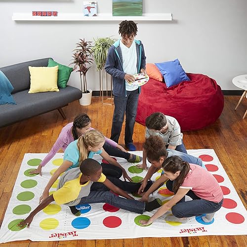 Miniatura 12 de Twister Ultimate Alfombrilla más grande, manchas más coloreadas, familia, juego de fiesta para niños mayores de 6 años compatible con Alexa