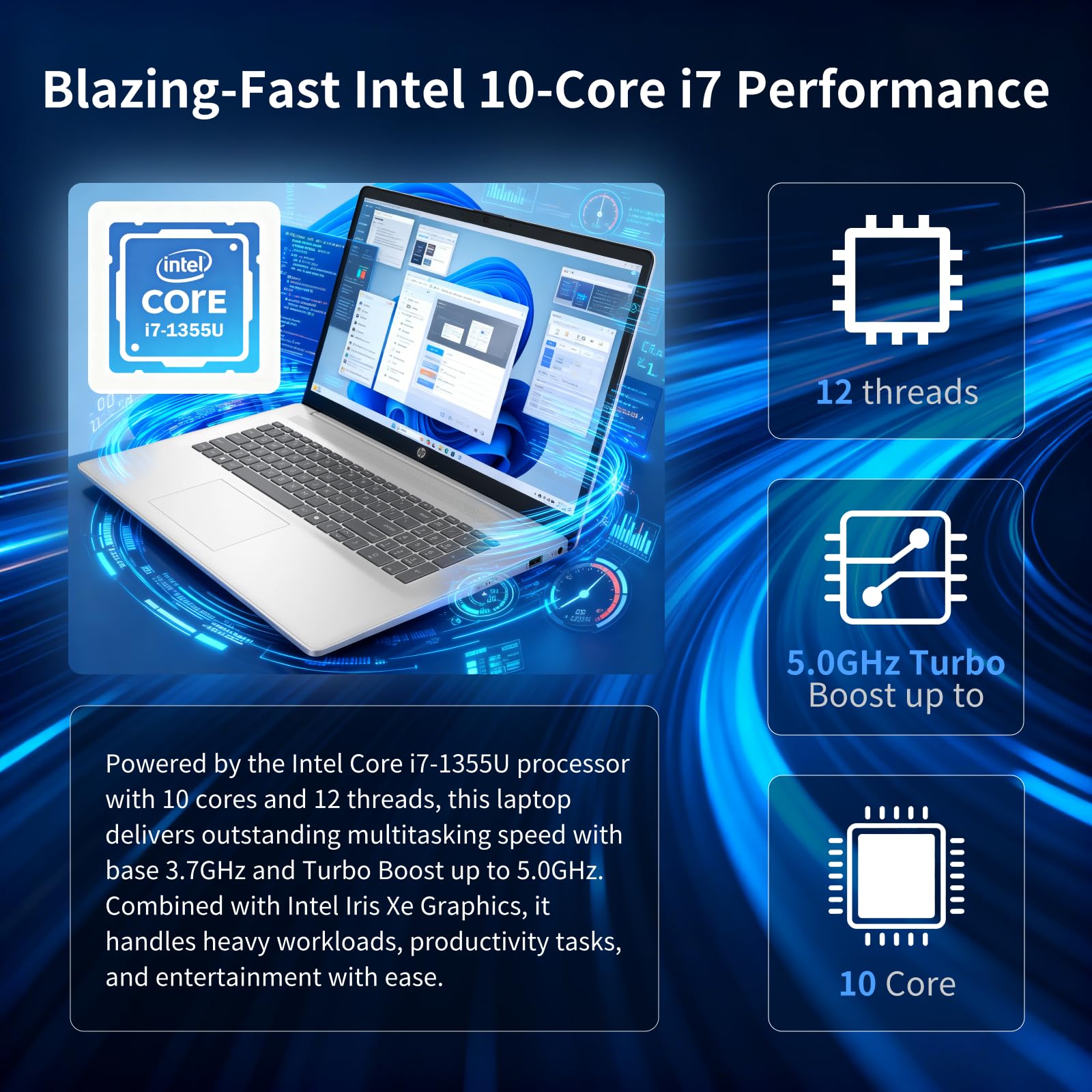 Amazon.com: HP 17 inch Touchscreen Laptop Computer, 32GB RAM, 1TB