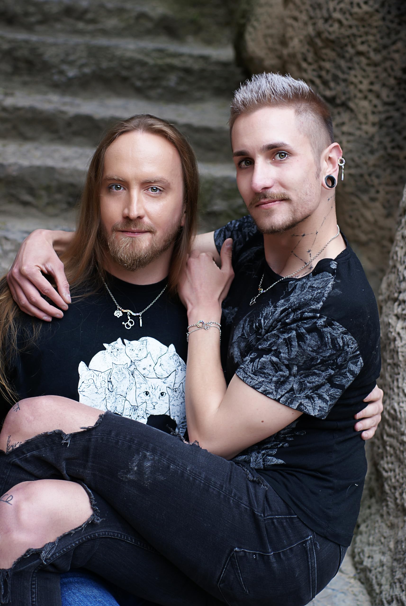 PRIDE Fashion Jewelry - Personalisiertes Regenbogen Armband mit Edelsteinen für LGBTQIA & Gay Schmuck für LGBT, LGBTQ, Asexual, Poly, Pansexuell, Agender, Bigender, Bisexuell, Trans, Transgender