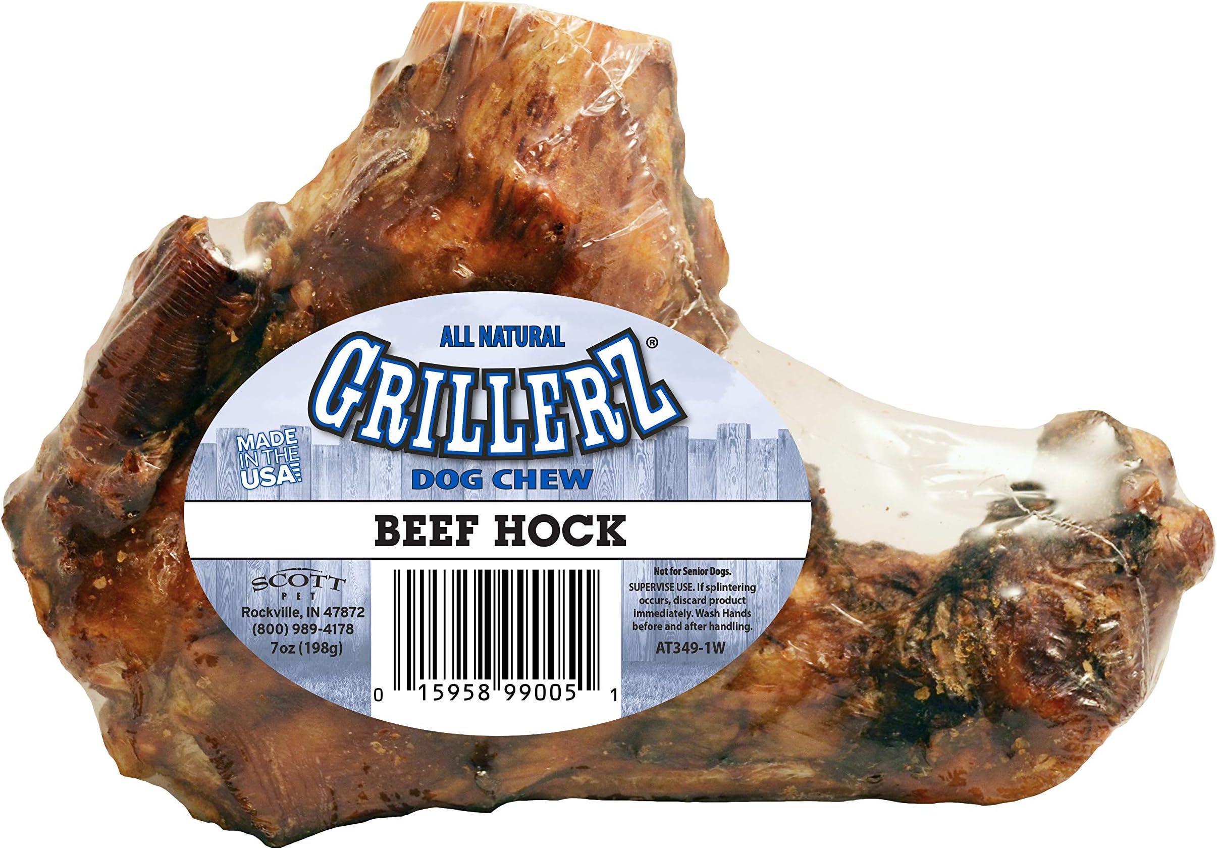 Scott Pet Products 159109 Scottp Smk Beef Hock Wrappdfor Pets