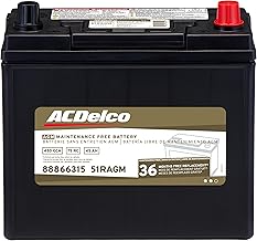 ACDelco Gold 51RAGM (88866315) 36 Month Warranty AGM BCI Group 51R Battery