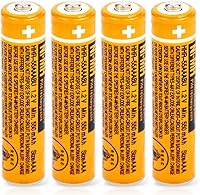 Vista 1 de kalingyubee 4 unids NI-MH AAA batería recargable HHR-55AAABU 1.2V 550mah AAA batería para teléfonos inalámbricos Panasonic
