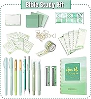 Vista 2 de Mr. Pen- Bible Journaling Kit for Women, Forest Mist Color Theme, Bible Study Supplies Journaling Kit