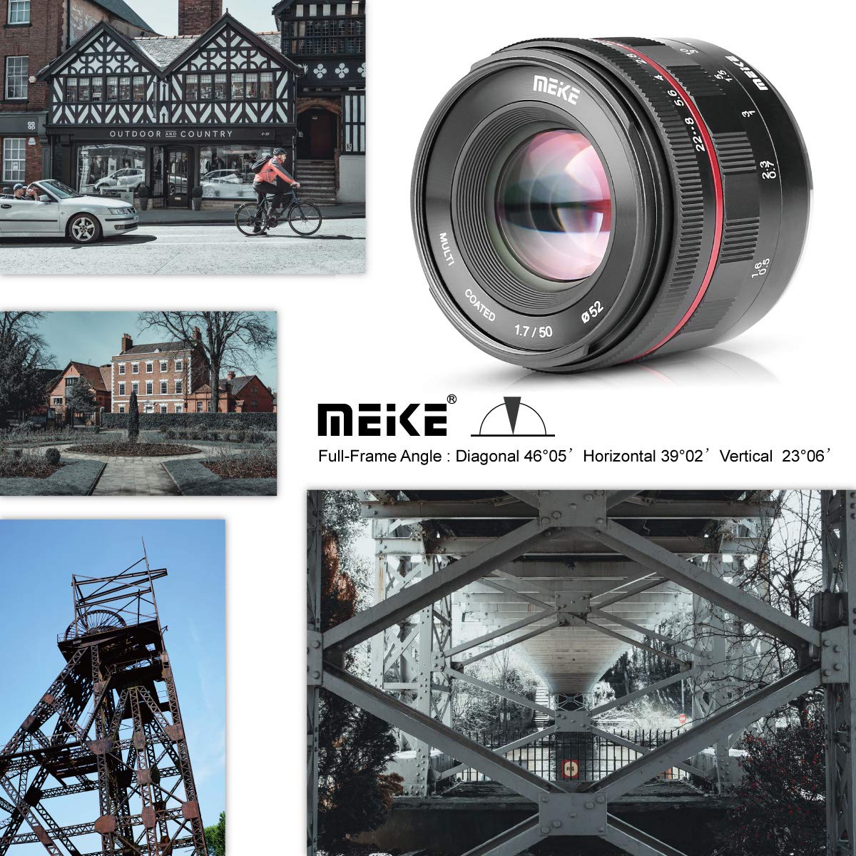 レンズ(単焦点) Meike MK 50 mm f/1.7 Full Frame Aperture Manual Focus Lens for Fujifilm Mirrorless Cameras X-T1 X-T2 X-Pro1 X-Pro2 X-M1 X-T10 X-A1 X-A2 Amazon | Meike MK 50 mm f/1.7 Full Frame Aperture Manual Focus