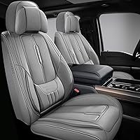 Vista 8 de NS YOLO Fundas de Asiento de Cuero de Cobertura Completa para Coches, SUV y Camiones, Protector de Asiento de Coche, Fundas de Asiento de Automóvil