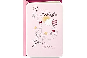 Hallmark Winnie the Pooh 1st Birthday Card for Granddaughter (Beautiful Birthday)