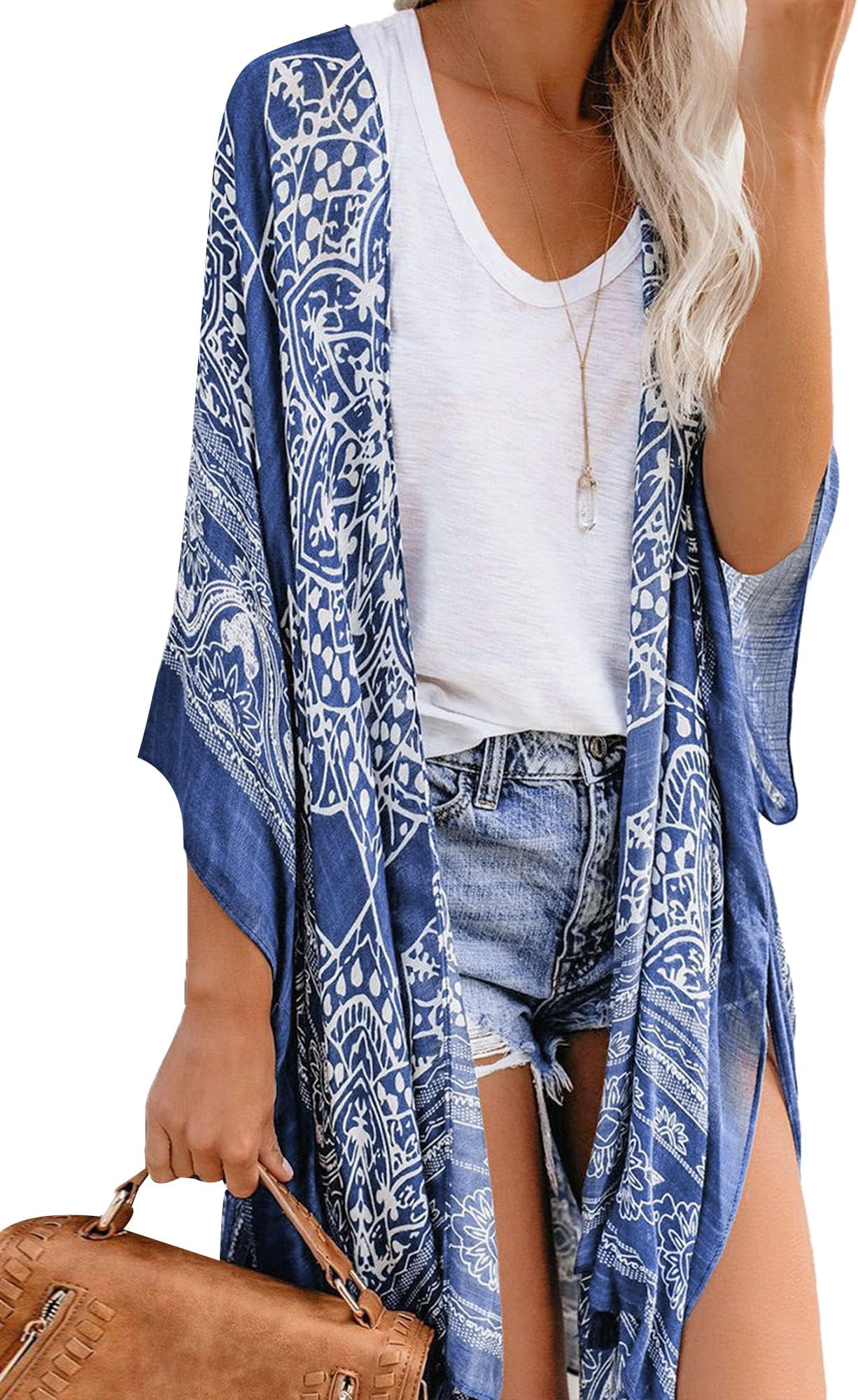 Moss Rose Women Summer Bikini Kimono Bathing Suit Cover Ups for Swimwear