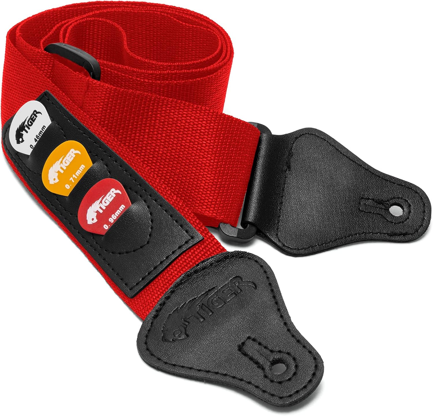 Tiger Guitar Strap (STP4-RD)