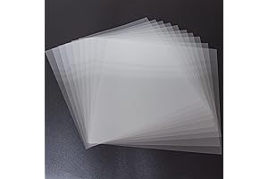 7 Mil Blank Acetate Paper (10Pcs) for Crafts and Cutting Stencils