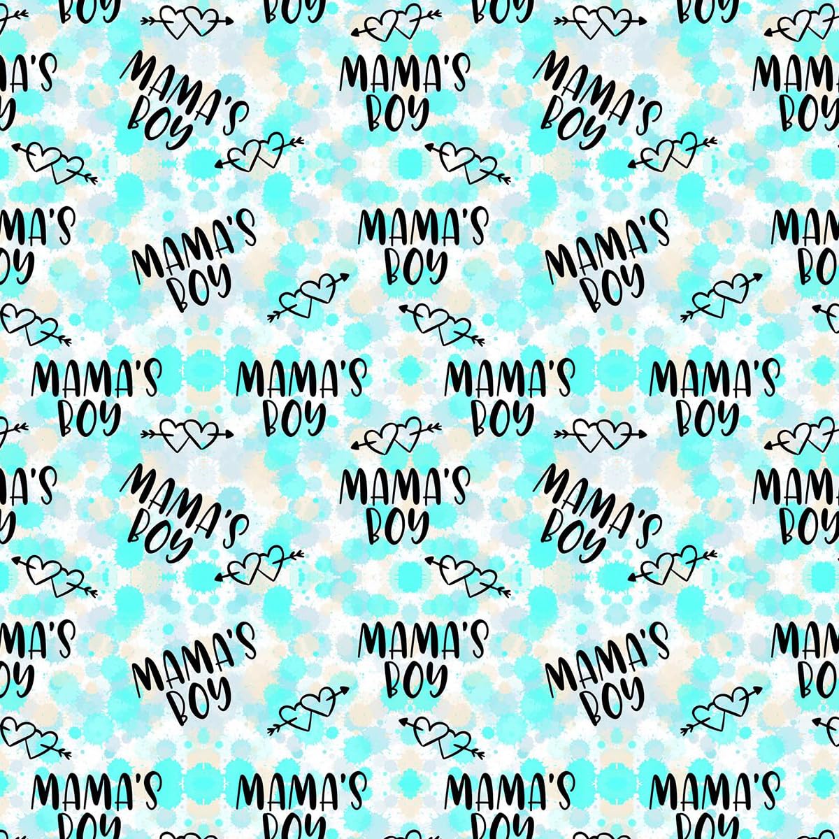 Crafty By Chatham Glyn Daddy/Mama's Girl Daddy/Mama's Boy Fabric Crafty Cottons Digital Printed 100% Cotton; Sold by 0.5 Metre